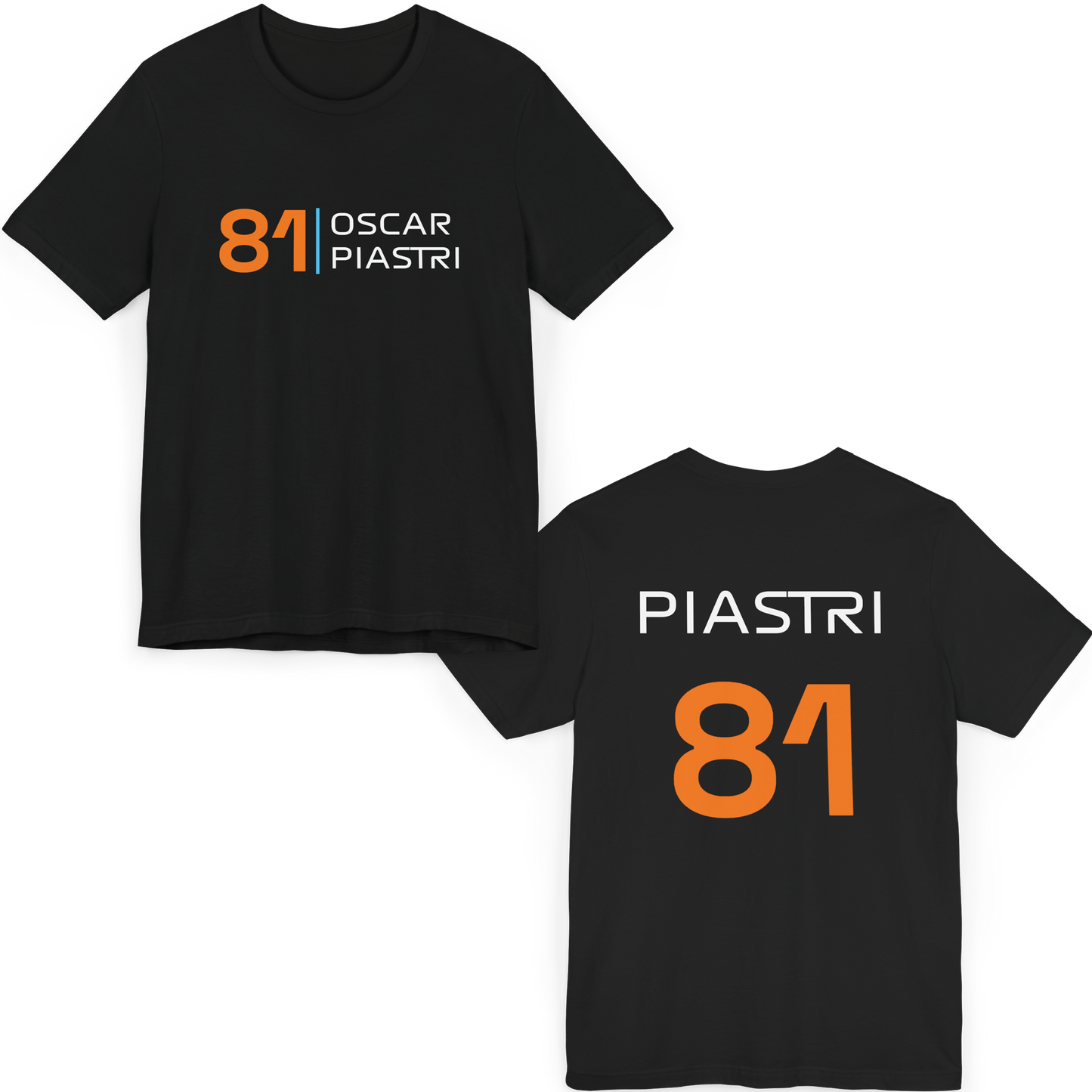 Oscar Piastri McLaren Formula One Racing Team Tshirt