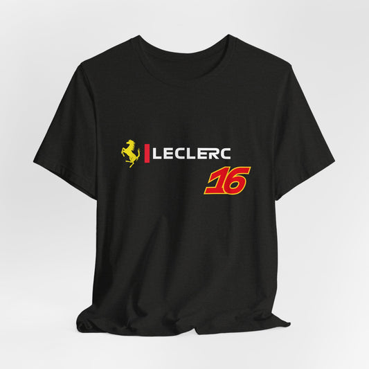 Charles LeClerc 2025 Formula One Season Scuderia Ferrari Racing Team T-Shirt