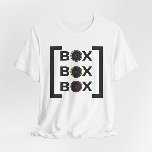 Box Box Formula One T-Shirt, F1 Racing Fan Gift, Formula 1 Pit Stop