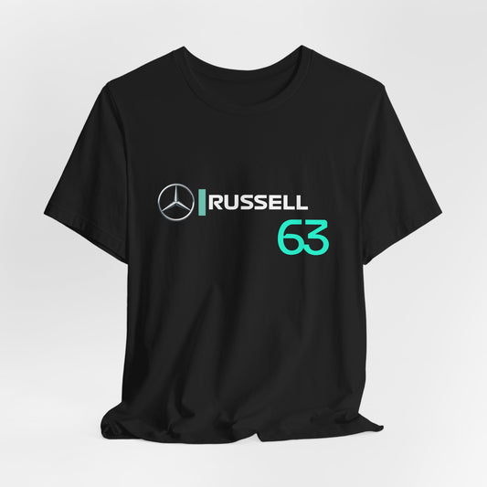 George Russell 2025 Formula One Season Mercedes Racing Team T-Shirt